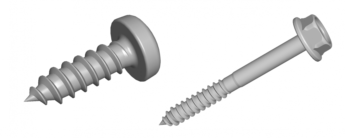 Fixations à filetage non métrique